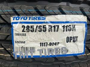 TOYO 285/65R17 OPEN COUNTRY 新品　2022/23年製　在庫本数わずか　