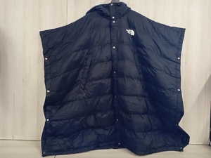 【美品タグ付き】THE NORTH FACE ザノースフェイス padded Poncho coat NY82230 中綿 アウター Fサイズ フリー ブラック 保存袋あり