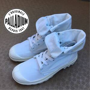 ★【 PALLADIUM 】★BAGGY ホワイト ハイカットスニーカー★サイズ 24