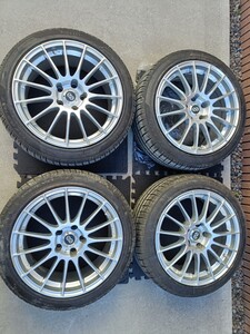 エンケイ ENKEI RS05 8J +35 114.3 5H ピレリ 215/45/R17 シルバー 17インチ