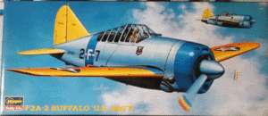 ハセガワ/1/72/アメリカ海軍F2A-2バッファロー艦上戦闘機/未組立品