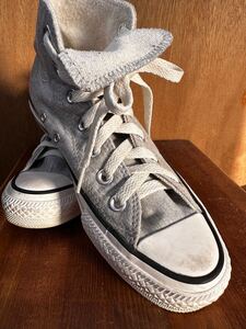 CONVERSE 中古 スニーカー グレー 22cm