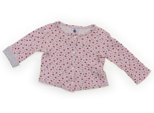 プチバトー PETIT BATEAU カーディガン 60サイズ 女の子 子供服 ベビー服 キッズ