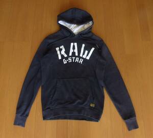 G-STAR RAW ロゴ入り パーカー 黒 即決あり！