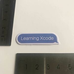 スマホコレクションステッカーシールLearning Xcode@2881