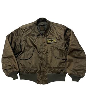 XL X-LARGE 42 メンズ ALPHA INDUSTRIES アルファインダストリーズ MA1 CWU-45 オリーブ USS パッチ カニエウエスト