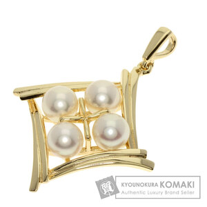 MIKIMOTO ミキモト パール 真珠 ペンダントトップ K14イエローゴールド レディース 中古