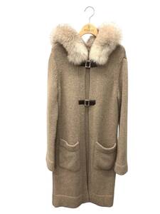 FOXEY フォクシー コート Knit Coat Teddy Fan ブラウン ITI7A8AZLZP4