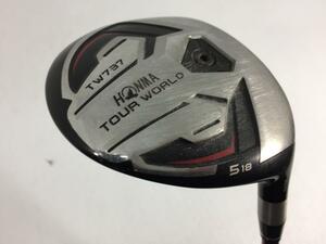 即決 お買い得品！中古 TOUR WORLD (ツアーワールド) TW737 FW フェアウェイ 5W VIZARD EX-C 55 18 S