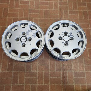 BBS　SERAL　13インチ　5J+38　4H-100　中古2本