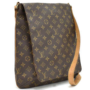 1円 ◆定価13万 美品 LOUIS VUITTON ルイヴィトン ショルダーバッグ ミュゼット M51256 モノグラム ブラウン◆K.Cmgs.tI-ds21