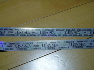 LUNA SEA MOTHER / STYLE DUAL TOUR 大阪城ホール 銀テープ 2種類セット