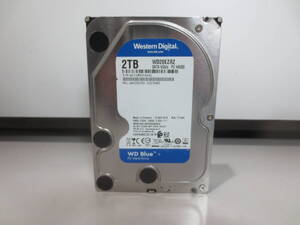 ★ 3756時間/32回 ★Western　Digital　WD20EZRZ　2TB　SATA600 3.5インチHDD★