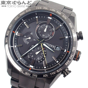 101725820 1円 シチズン CITIZEN アテッサ アクトライン AT8185-62E チタン ブラックチタンシリーズ 腕時計 メンズ ソーラー電波