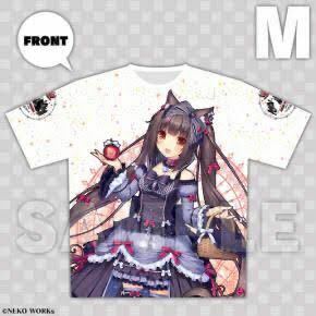 【激レア】【1円〜】ネコぱら 10周年記念フルグラTシャツ ショコラ Lサイズ NEKO WORKs さより SAYORI NEKOPARA コミケ C90 コミトレ