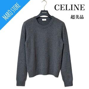 【超美品】CELINE カシミヤ100% クルーネック ニット セーター