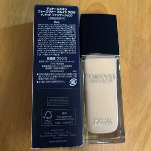 美品Dior フォーエヴァーフルイドグロウ　1N リキッドファンデーション