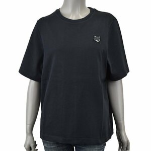 新品【Mサイズ】MAISON KITSUNE メゾン・キツネ BOLD FOX HEAD PATCH COMFORT TEE SHIRT/刺繍パッチ ロゴ Tシャツ/MW00127KJ0119 P199