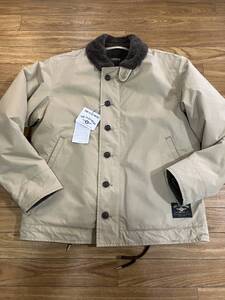 THE FLAT HEAD N-1 BOA JKT FN-OJ-C015B　2WHEELERS カーキ　40サイズ