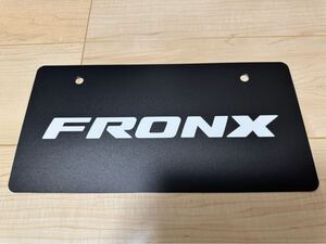 フロンクス FRONX 新型 スズキ純正 マスコットプレート SUZUKI ナンバープレート 未使用 展示用 撮影用 非売品 インスタ 自動車 車ナンバー