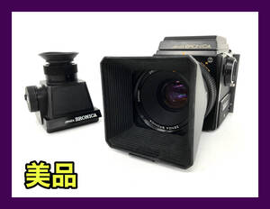 ☆外観美品☆中判カメラ〈ZENZA BRONICA SQ〉ZENZANON-S 80㎜ 1:2.8 ゼンザブロニカ 