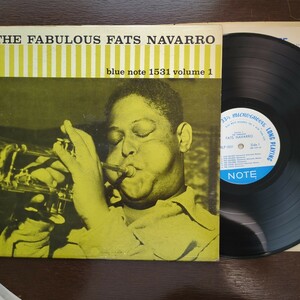 US van gelder RVG ear 耳 深溝 DG Fats Navarro The Fabulous Fats Navarro Volume 1record レコード LP アナログ vinyl JAZZ bluenote