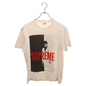 SUPREME シュプリーム 17AW Scarface Split Tee スカーフェイス Tシャツ 半袖Tシャツ ホワイト