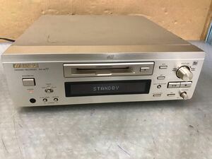 SANSUI MD-α77，ミニディスクレコーダー　通電OK，動作しない　中古現状品　ジャンク（100s）