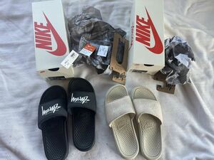 NIKE Stussy BENASSI 28cm black fossil 2足セット ステューシー べナッシ