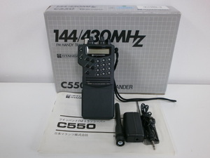 ★STANDARD 144/430MHz FM HANDY TWIN BANDER C550 元箱取説付★