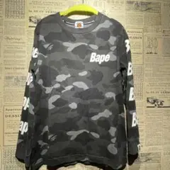 A BATHING APE BAPE KIDS 迷彩長袖Tシャツ 140