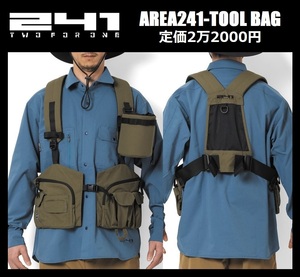 241 トゥーフォーワン エリア241 ベスト ツールバッグ AREA -TOOL BAG TWO FOR ONE フィッシング 釣り キャンプ アウトドア MB9292