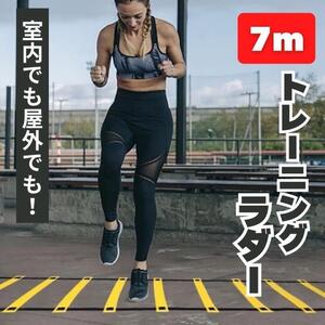 トレーニングラダー7ｍ 陸上 サッカー フットサル 野球 バスケ 収納袋付き