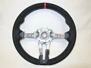 美品! M Performance アルカンターラ BMW F10 純正 ステアリング ハンドル 32 30 2 253 649 F11 F07 F12 F13 F06 管理番号（W-4902）