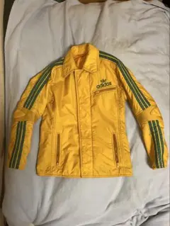 80s adidas ダウン ジャケット ブラジルカラー