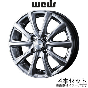 ジョーカースマッシュ プロボックス 50系 13インチ アルミホイール 4本 メタリックシルバー 0042034 WEDS STYLISH WHEELS JOKER SMASH