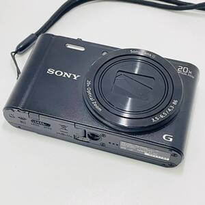 中古品 SONY Cyber-shot サイバーショット DSC-WX300 ブラック コンパクト デジタル カメラ ソニー 1円 から 売り切り