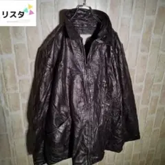 【レザージャケット】ヴィンテージ　黒　M〜Ｌ