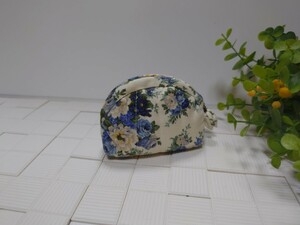 ★★★ ハンドメイド 　ミニポーチ　【　青い薔薇　】★★★