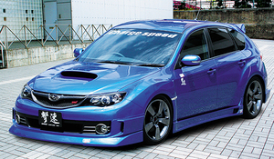 チャージスピード インプレッサ WRX STI GRB/GRF A/B 5ドア フロントハーフスポイラー