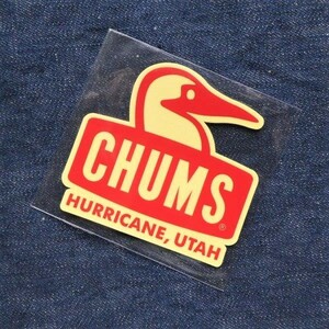 チャムス ステッカー Sticker CHUMS Booby Face レッド CH62-1124 新品 防水素材