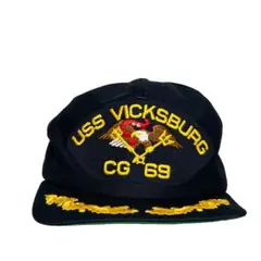 【80s】NEW ERA 米国海軍　US NAVY キャップ　CG-69