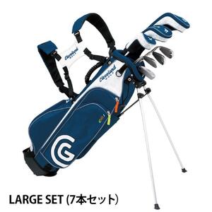 CLEVELAND GOLF JUNIOR（クリーブランドゴルフ　ジュニア）7-10才　140-160㎝（LARGE)　7本セット　キャディーバッグ付　新品　正規品