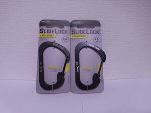 NITE IZE ナイトアイズ スライドロックカラビナー #4 SLIDELOCK CARABINER CSL4-01-R6　2個セット新品