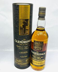  ◎1円◎ GLENDRONACH グレンドロナック ピーテッド ハイランドシングルモルトスコッチウイスキー 箱付 700ml 46%※同梱不可co⑩