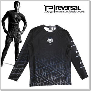 リバーサル reversal OBLIQUE BIG MARK LONG RASH GUARD rv23ss601-L ロングラッシュガード