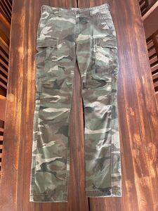 AVIREX アビレックス 6166123 FATIGUE PANTS ファティーグパンツ スリムフィット Mサイズ カモフラ