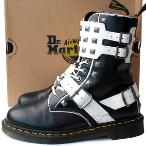 代え紐付き★Dr.MARTENS ドクターマーチン★1490 JOSKA STUD UK7=26 10ホールブーツ スタッズ レースアップ i-1060