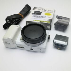 美品 NEX-5T ホワイト 即日発送 ミラーレス一眼 SONY 本体 あすつく 土日祝発送OK