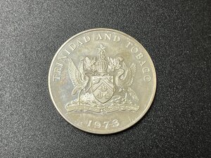 SM0701-12　コンビニ決済のみ　トリニダード・トバゴ　1973年　5ドル銀貨 　コイン　貨幣　硬貨